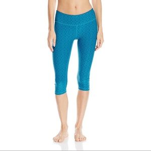 Prana Cropped Capri Misty Knicker Leggings